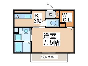 ＶＩＬＬＡ北花田Ｄ－ｒｏｏｍの物件間取画像